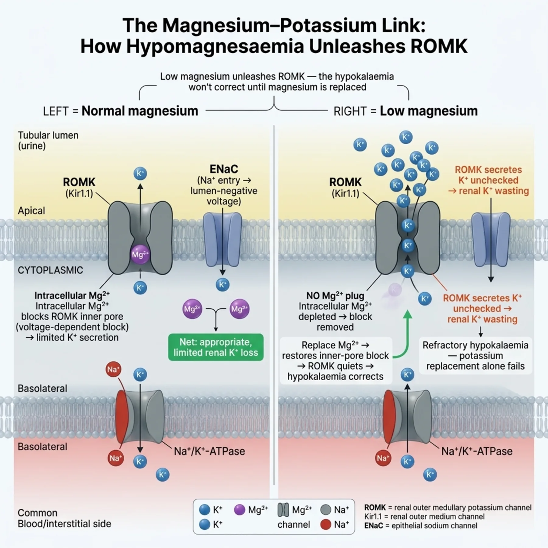 Figure 7.3 - The Magnesium–Potassium Link