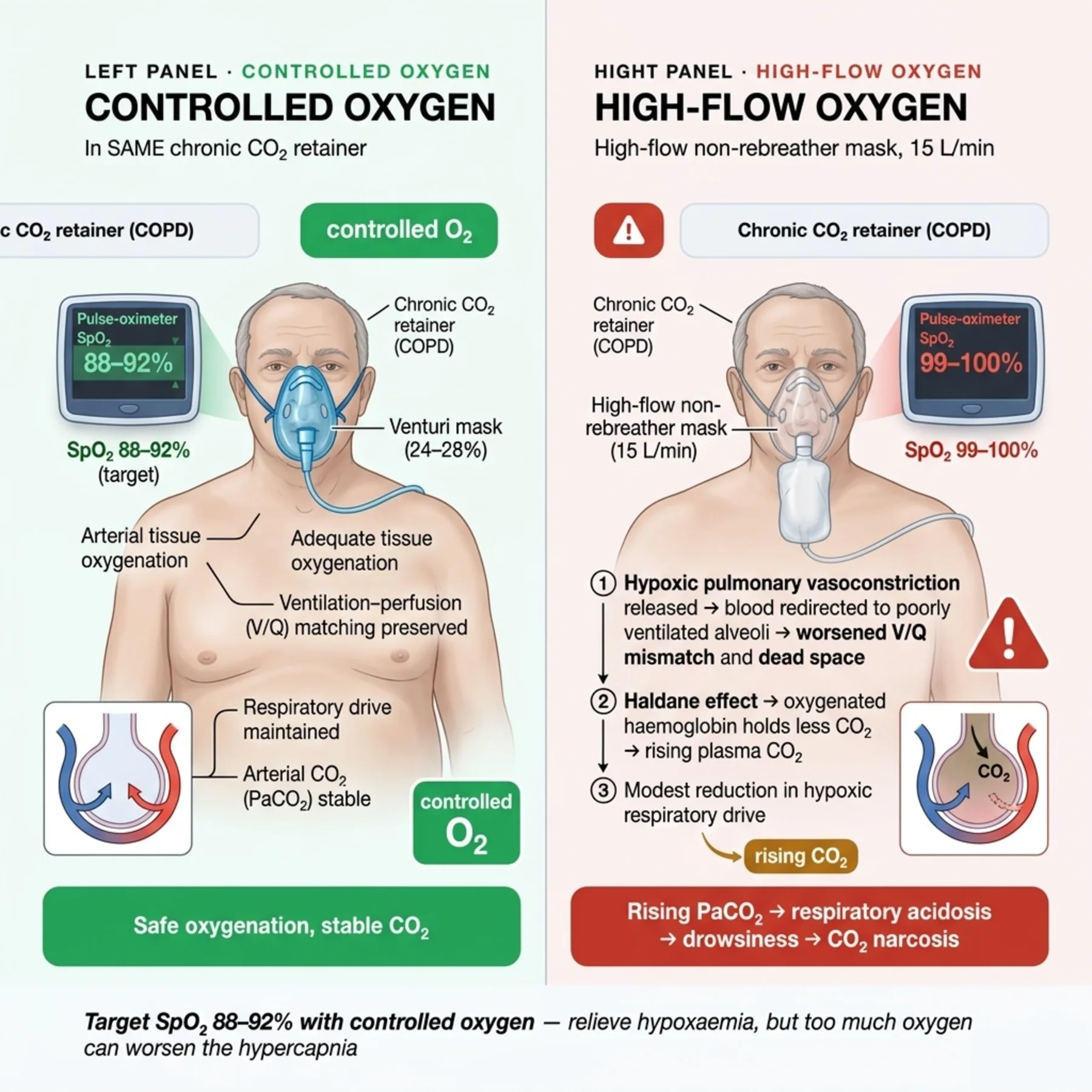 Figure 12.3 - Controlled Oxygen and Respiratory Correction