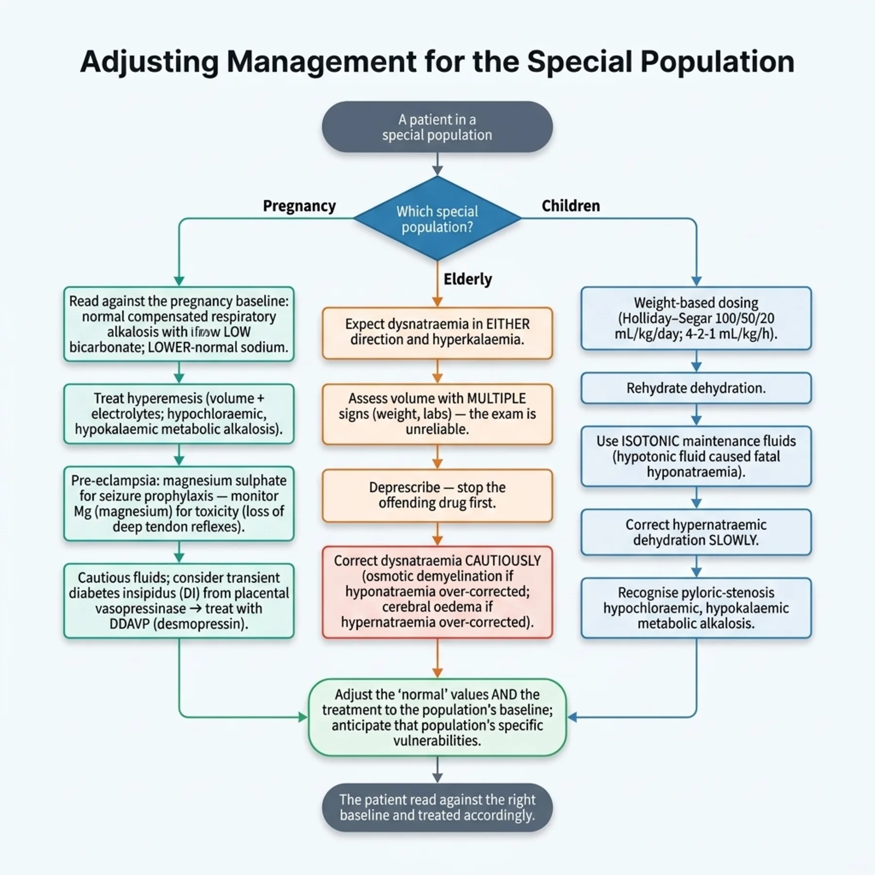 Flowchart 17.A - Adjusting Management for the Special Population