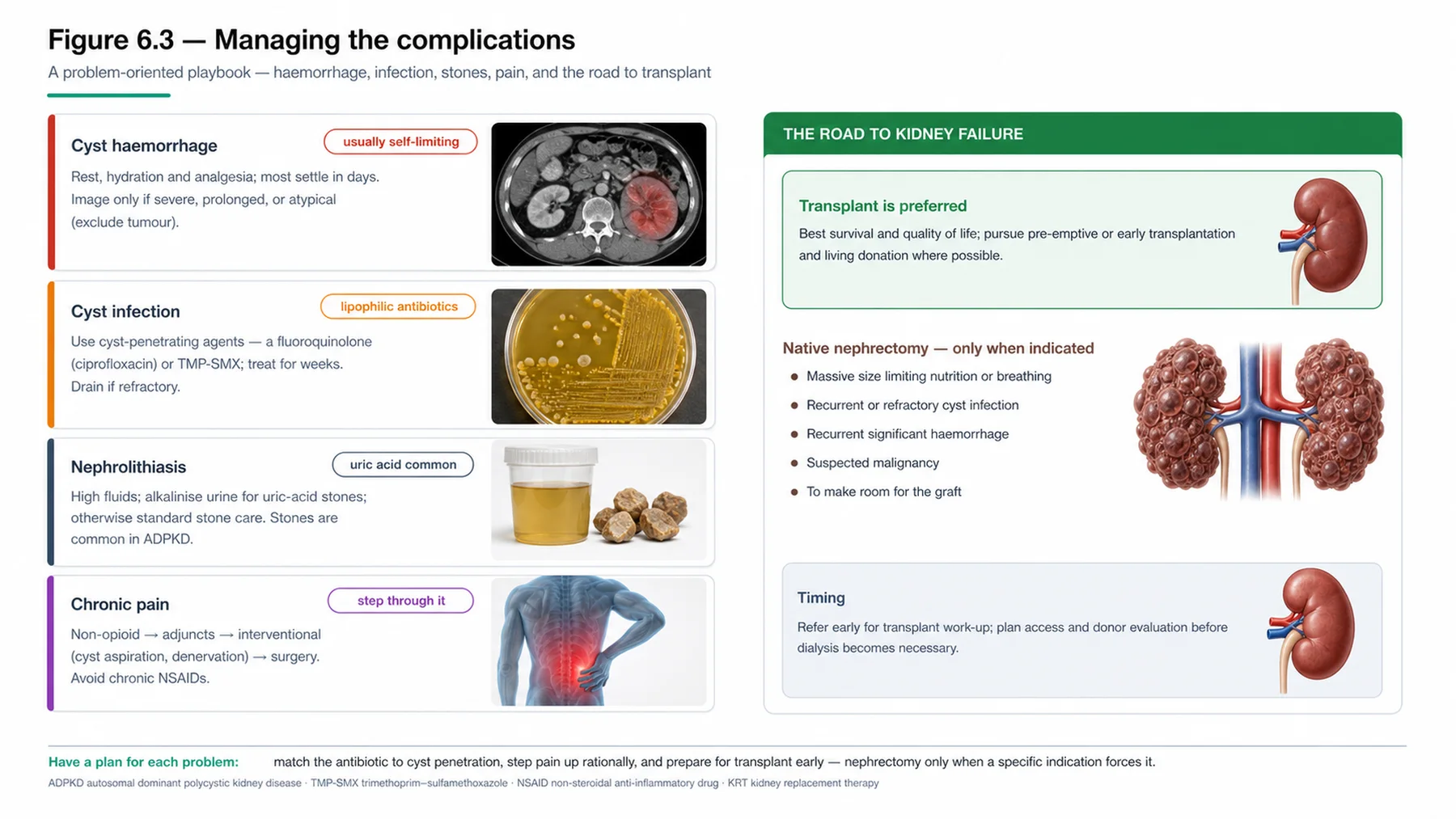 Figure 6.3 - Managing the complications