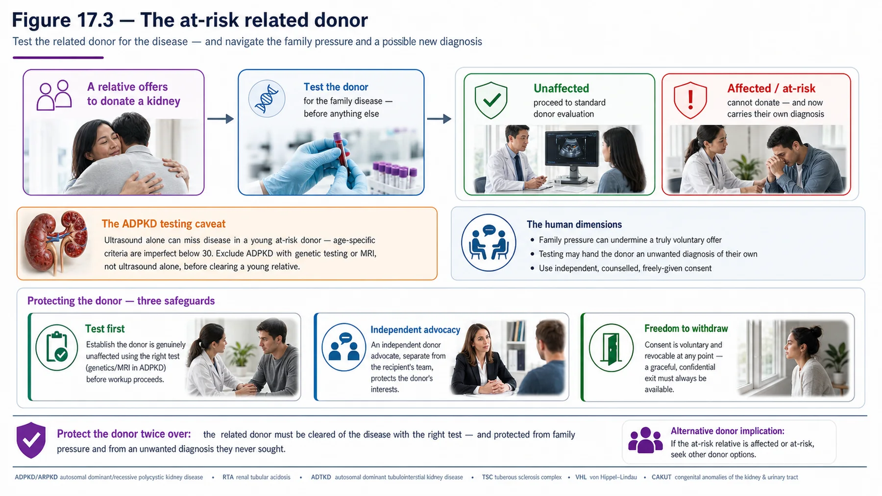 Figure 17.3 - The at-risk related donor