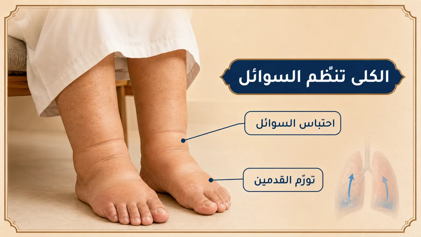 الكلى تنظّم السوائل