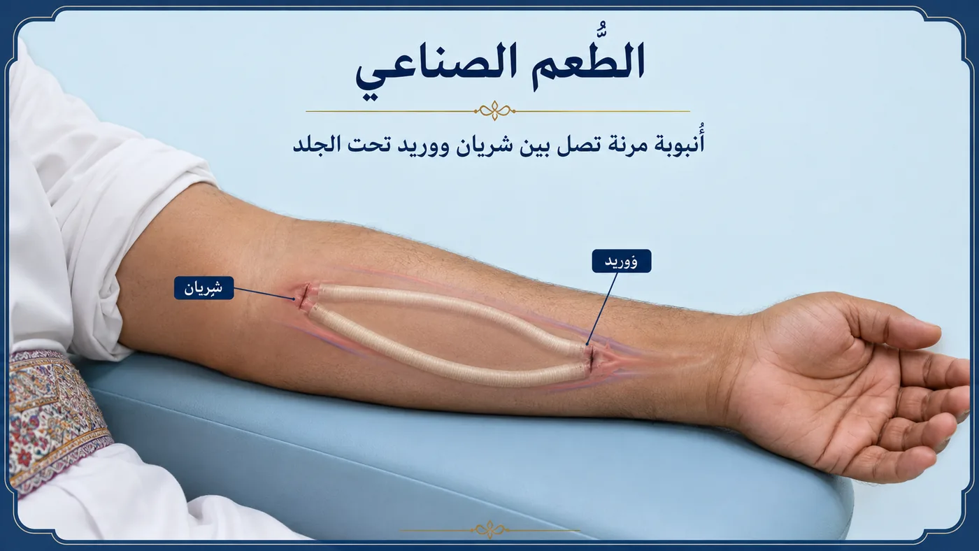ما هو الطُّعم؟ (الناسور الصناعي)