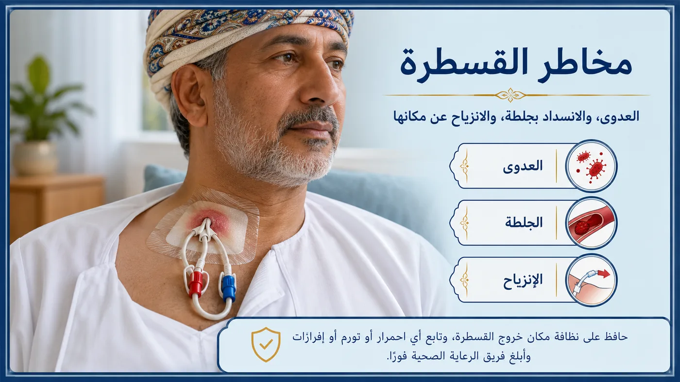 مخاطر القسطرة