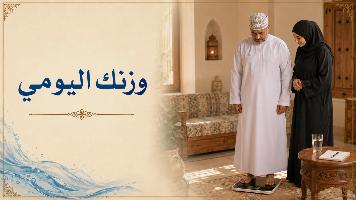 وَزنك اليَومي — مِرآةُ سَوائلك