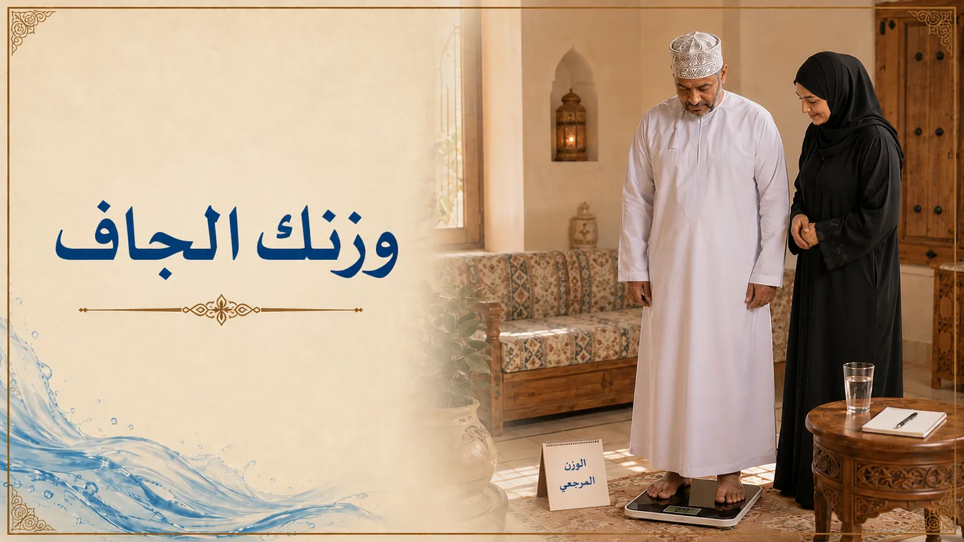 وَزنك الجاف — رَقمُك المرجعي