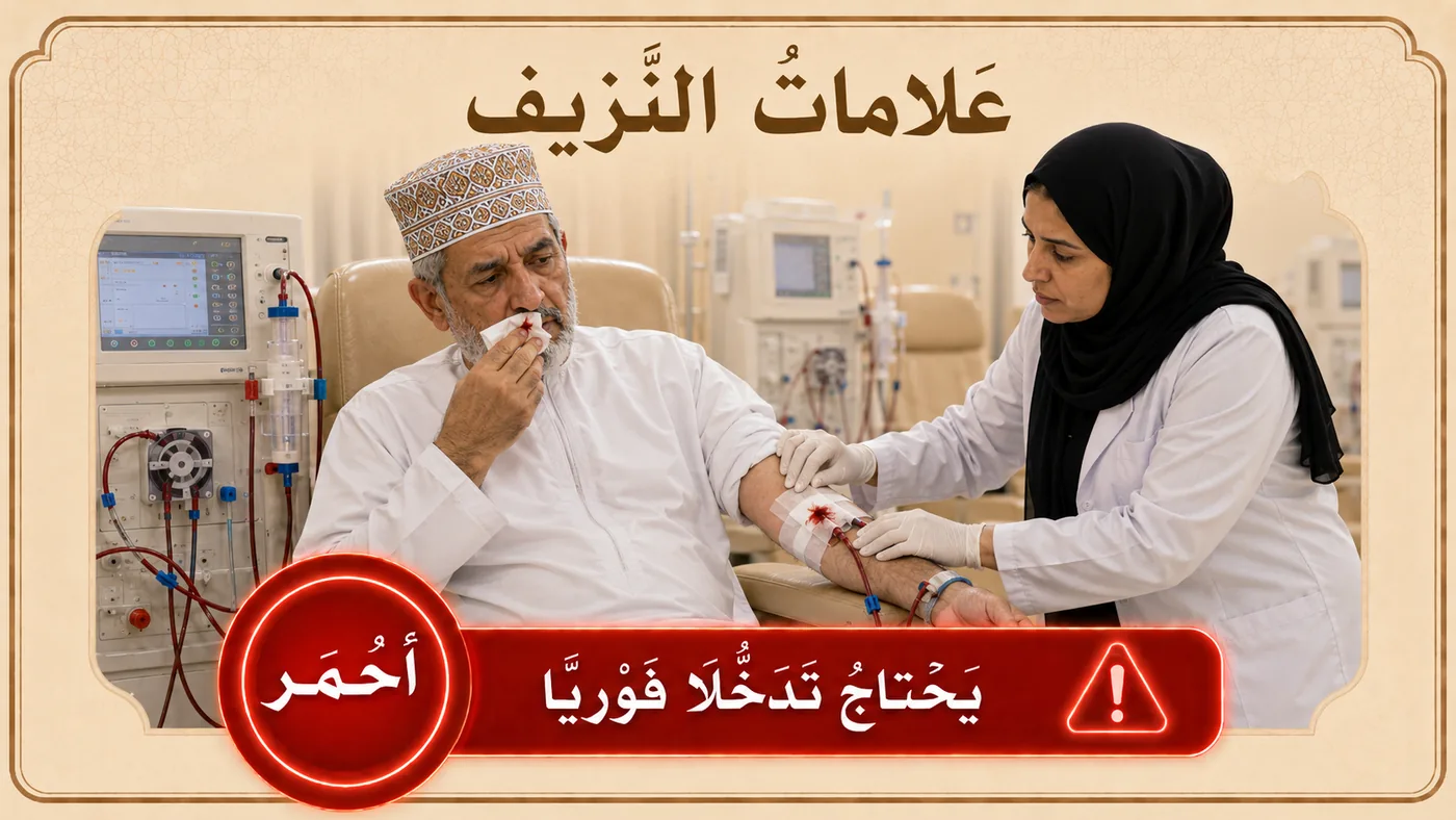 علاماتُ النَّزيف — لا تَتَجاهَلها