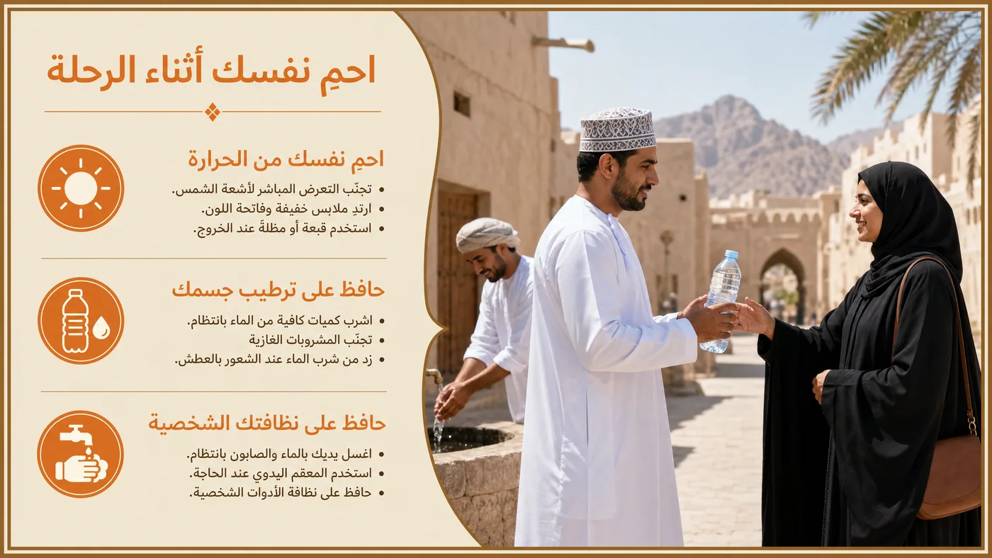 أَثناء الرِّحلة — كَيف تَحمي نَفسك؟