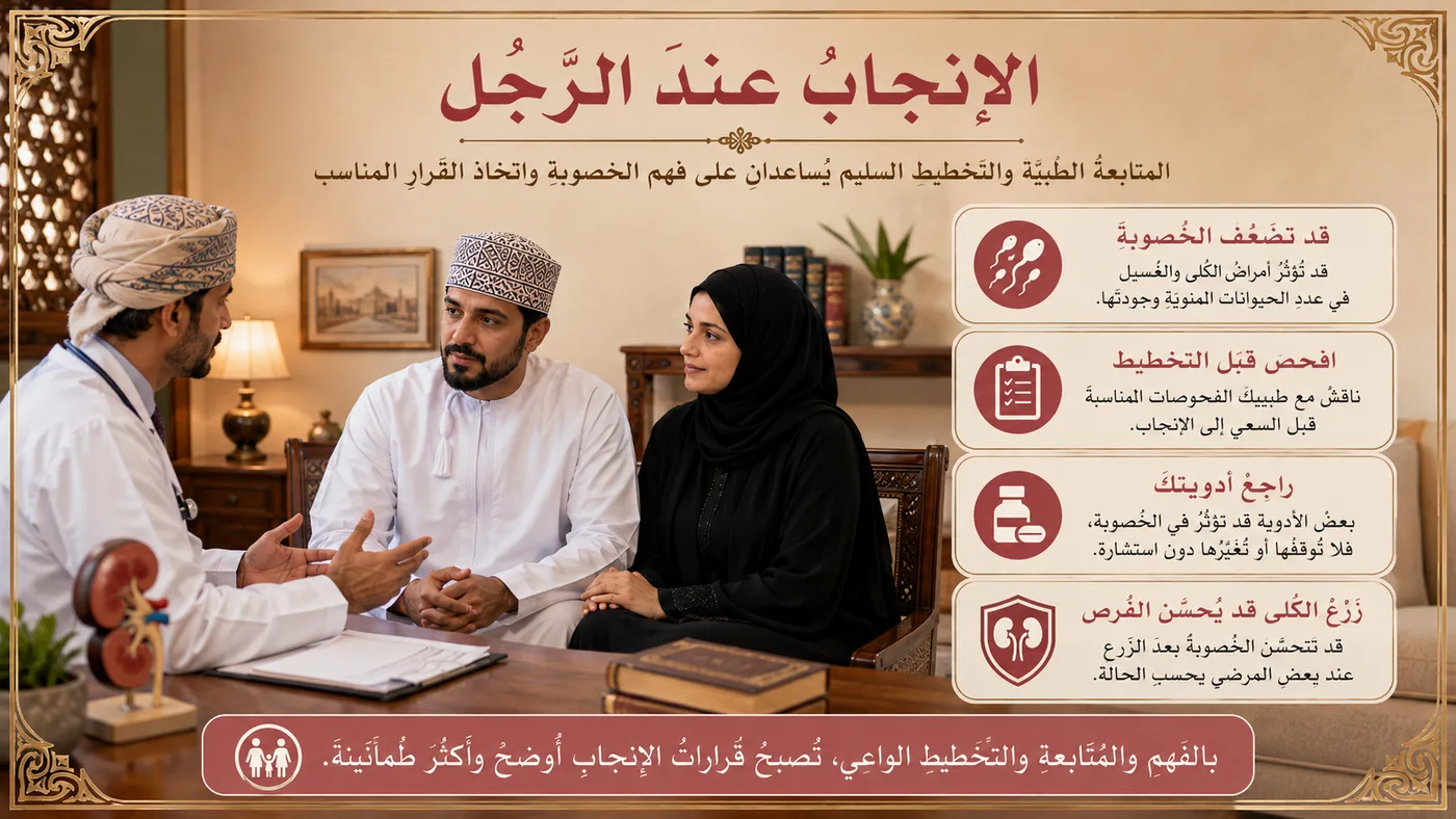 الإِنجابُ عند الرَّجُل