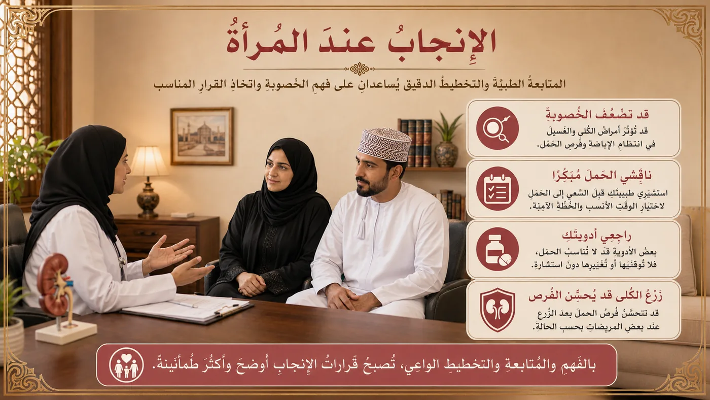 الإِنجابُ عند المَرأَة